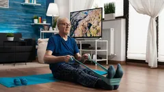 Övningar för att behålla formen och rörligheten efter 60 – utan gym