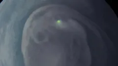 Jupiters okända ljus: Juno har fångat ett sällsynt atmosfärfenomen på planeten